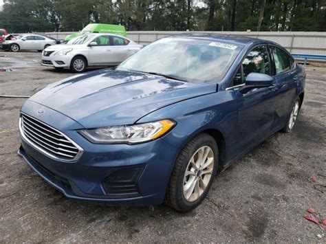 2019 Ford Fusion SE 3FA6P0HD9KR193836 Bid History BidCars