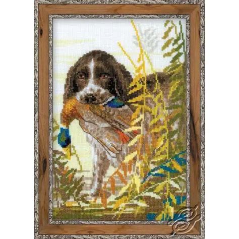 Riolis Hunting The Spaniel Gsrc Cross Stitch Kit Jk S Cross