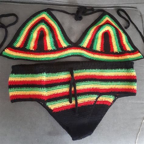 Rasta Bikini Etsy