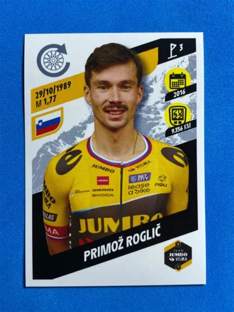 FIGURINE STICKERS PANINI Tour De France 2023 N 269 Primoz Roglic EUR