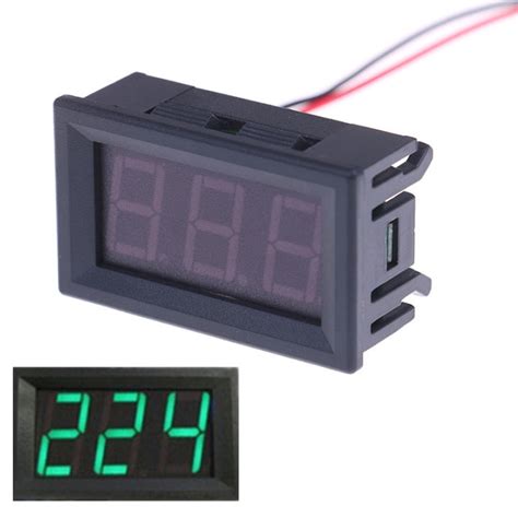 HITN AC 70 500V Digital Voltmeter LED Display 2 Wire Volt Voltage Test