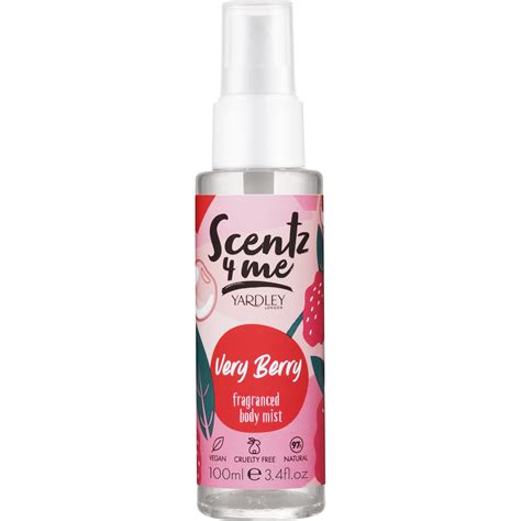 Very Berry Body Mist 100ml Body Mist From Yardley Of London Limited Uk