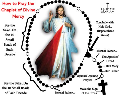 How To Pray The Chaplet Of Divine Mercy Divine Mercy Chaplet Divine