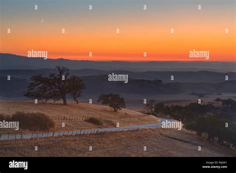 Crescent Moon Set Stock Photo Alamy
