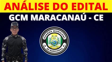 Guarda Civil Municipal Maracanaú Análise do Edital YouTube