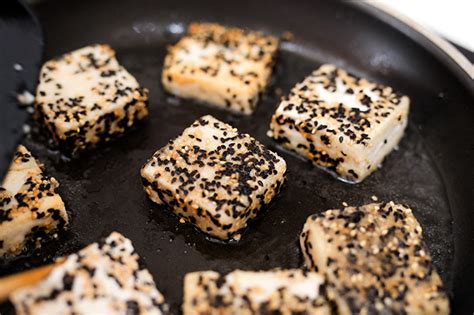 Sesame Crispy Tofu China Sichuan Food