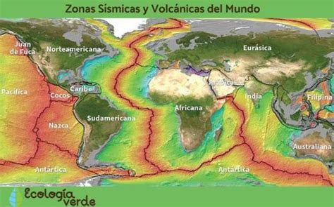 Regiones Volcánicas Y Sísmicas Del Mundo Nombres Países Y Más