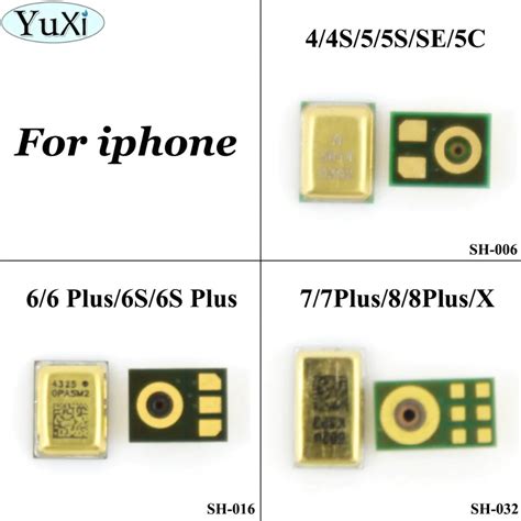 Yuxi 2pcslot Microphone Inner Mic Repair Parts For For Iphone 4 4s 5
