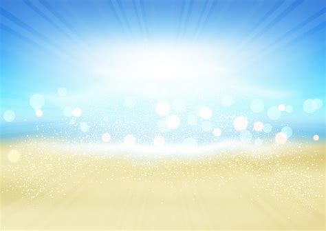 Summer beach background 236852 Vector Art at Vecteezy