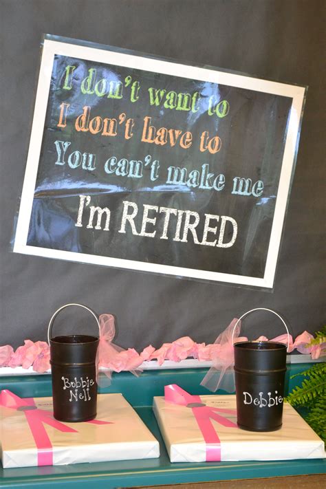 Teacher Retirement Is Sweet Bucket List Work Retirement Party Ideas Retirement Party