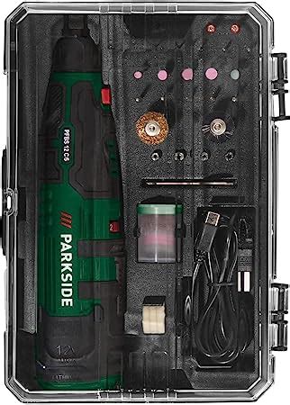 Parkside 12V Cordless Rotary Tool Multi Grinder PFBS 12 B6 For Drilling