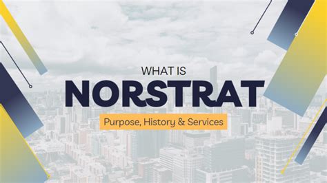 What Is Norstrat Purpose History And Services Norsecorp