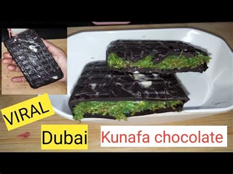 Kunafa Chocolate Recipe Dubai Ki Viral Kunafa Chocolate How To