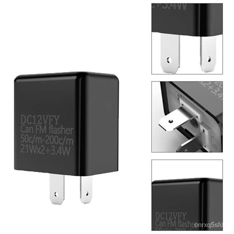 Jual Anddv 12v 2 Pin Led Flasher Adjustable Frequency Relay Turn Signal