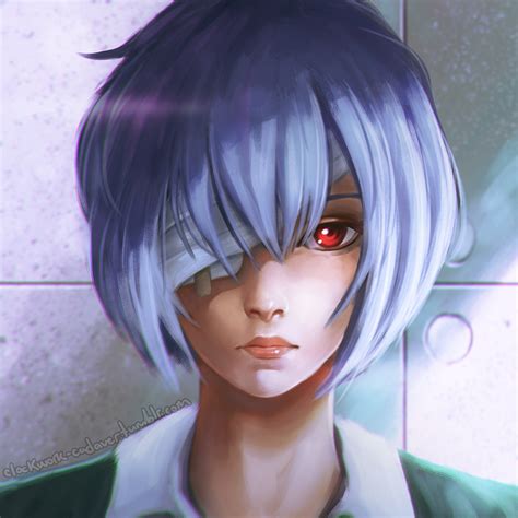 Safebooru 1girl Ayanami Rei Bandage Over One Eye Blue Hair Clockwork