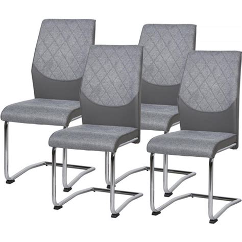 Lot De Chaise Bergam Assise Bi Mati Re Tissu Et Pu Pieds Luge M Tal