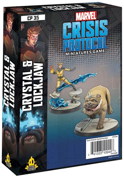 Marvel Crisis Protocol Crystal Lockjaw Character Pack Atomic Mass Games