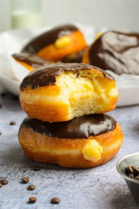 Boston Cream Donuts Recipe - Easy Dessert Recipes