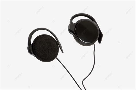 Earphones Isolated On White Memory Listening Party Background Png