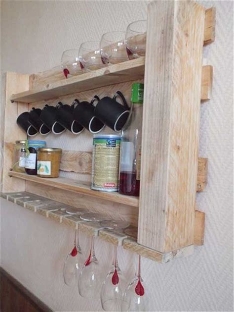 Graphic Diy Mug Storage To Beautify Your Kitchen