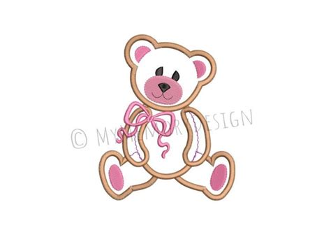 Bear Embroidery Design Embroidery Designs Bear Applique Design