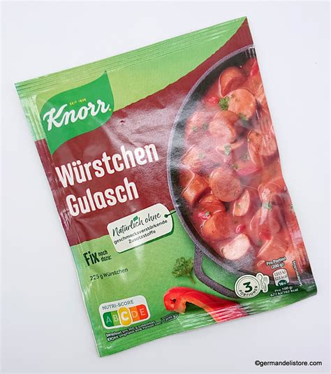 Knorr Fix For Sausage Goulash Germandelistore