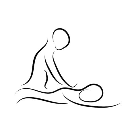 Premium Vector Soothing Body Massage Logo