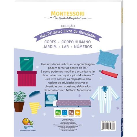 Comprar Montessori Meu Primeiro Livro De Atividades Lar Escolinha