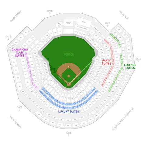 Busch Stadium Seating Chart With Rows And Seats Two Birds Home