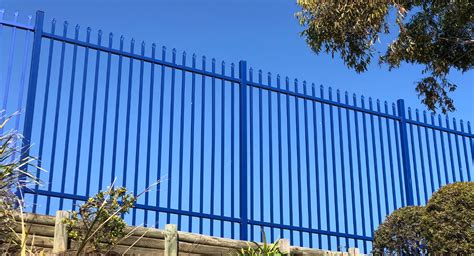 Steel Security Fence Spear Top Steel Fence Panels Fence Depot