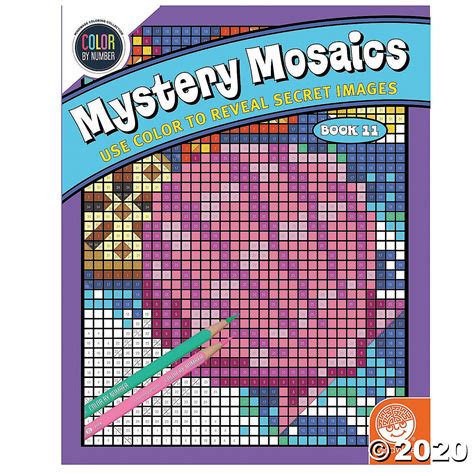 Mystery Mosaics 2 Coloring Book Board Game Barrister