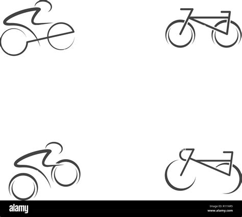 Bike Logo Icon Design Template Vector Illustration Stock Vector Image