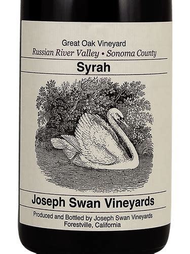 Joseph Swan Vineyards Great Oak Vineyard Syrah Vivino Us