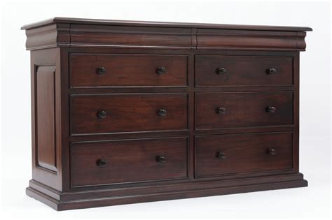 Wide French Sleigh Sleigh Dresser Laurel Crown