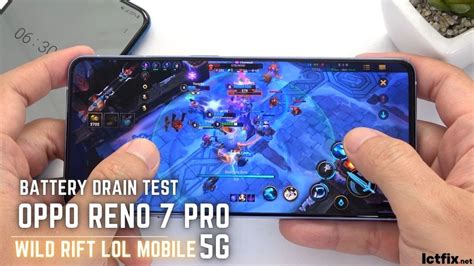 Oppo Reno 7 Pro League Of Legends Mobile Wild Rift Gaming Test