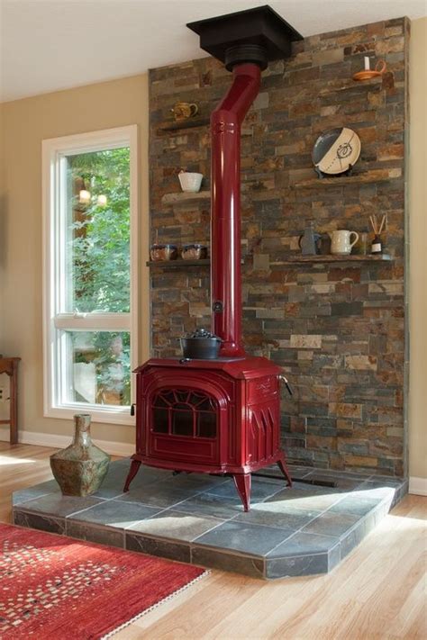 20 Wood Burning Stove Tile Surround Ideas The Urban Decor