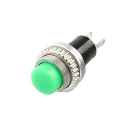 Green Ds Mm Lock Free Momentary Self Reset Small Push Button