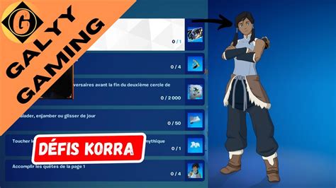 Comment D Bloquer Le Skin Korra Je Fait Tous Les D Fis Fortnite