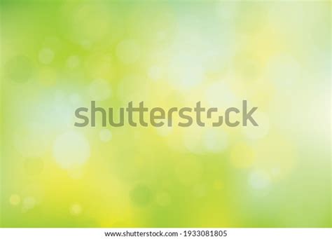 Vector Green Bokeh Nature Background Abstract Stock Vector Royalty