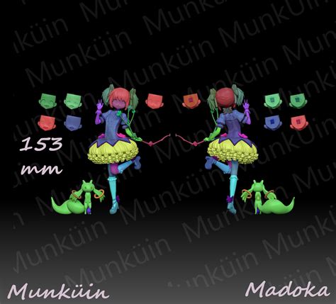 Archivo 3d Madoka Kaname Fan Art・plan Para Descargar Y Imprimir En 3d・cults