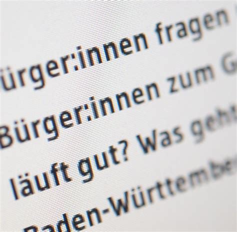 Gr N Schwarz Findet L Sung Um Verbot Von Gender Sprache Welt