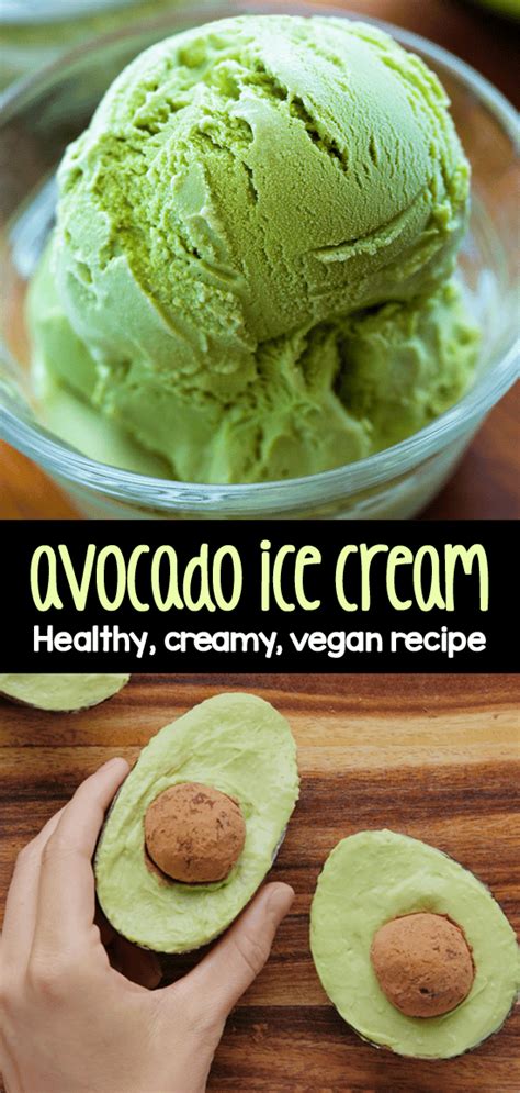 Avocado Ice Cream - Just 4 Ingredients!