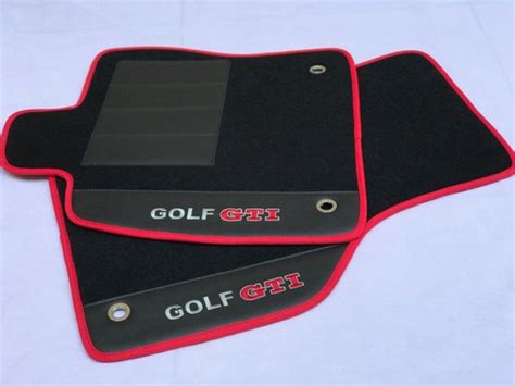 Tapetes Para Golf Gti Bordas Vermelhas Parcelamento Sem Juros