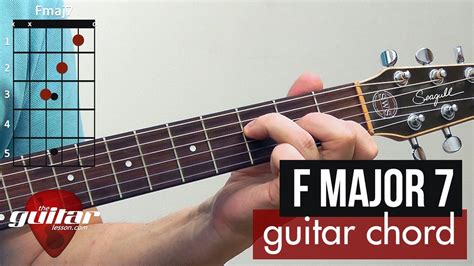 How To Play The F Major 7 Chord Beginner Guitar Lesson Youtube