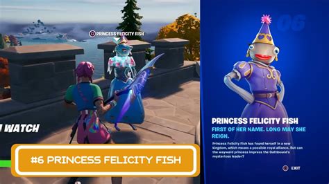 Princess Felicity Fish 6 Fortnite Character Collection Chapter 4