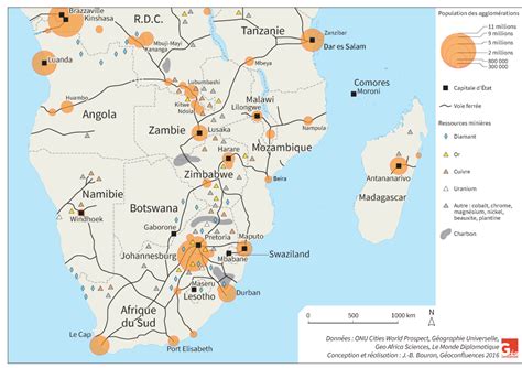 Infos Sur Carte De L Afrique Australe Vacances Arts Guides Voyages