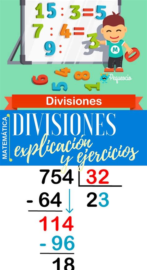 Cómo hacer divisiones Aprender a dividir para niños Pequeocio