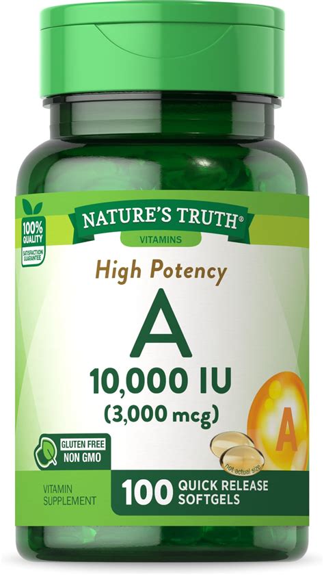 Amazon Vital Nutrients Vitamin A From Fish Liver Oil