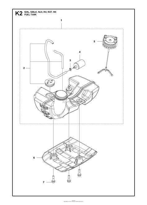 Husqvarna 525 Rk 2013 03 Parts Diagram For Fuel Tank