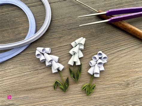 How To Make Quilling Paper Bluebells The Papery Craftery